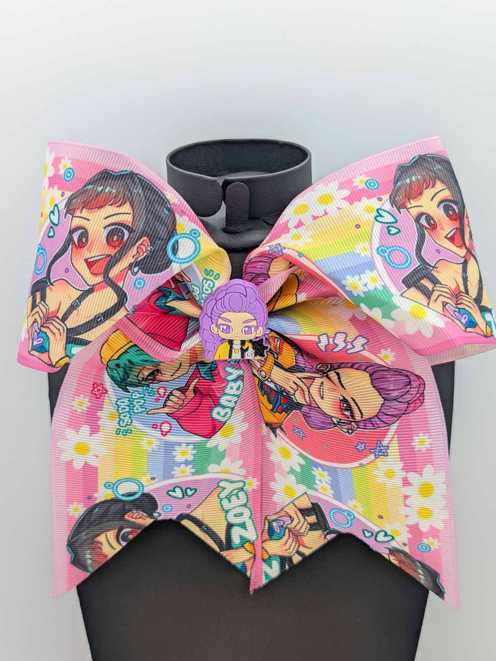 Large Kpop Demon Hunters Huntrix Hairbow